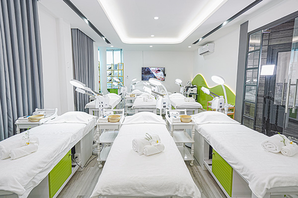 cận cảnh lớp học spa