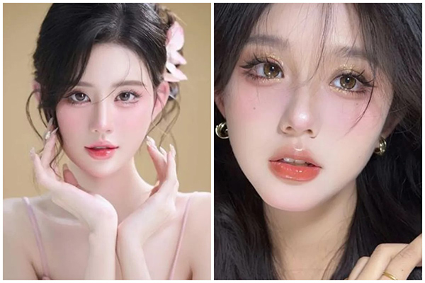 makeup tone hồng baby