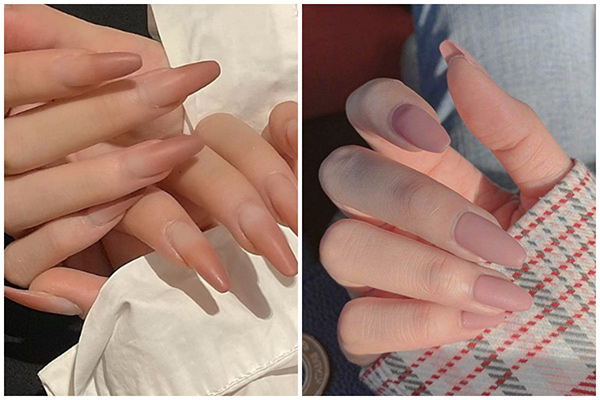 sơn màu nude nhám hiện đại