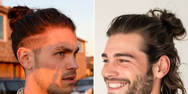 kiểu tóc man bun