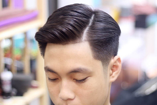 tóc nam side swept