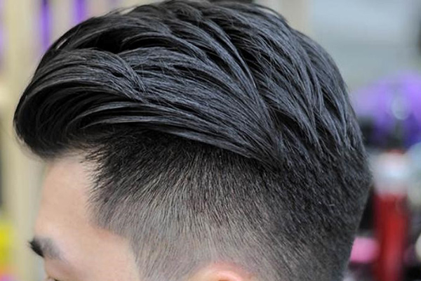 tóc nam undercut cho mặt tròn béo