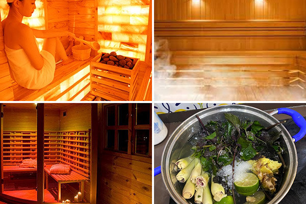 những loại xông hơi phổ biến