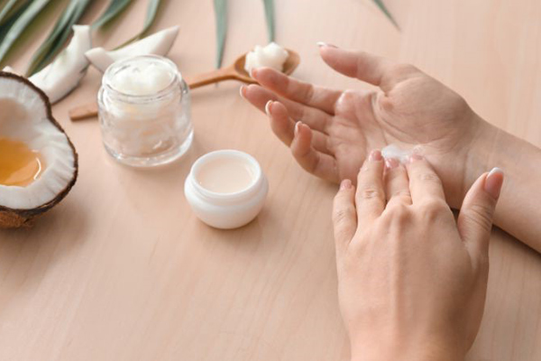 quy trình tẩy trang bằng dầu dừa