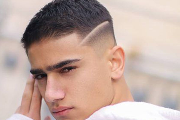 kiểu tóc nam kẻ vạch cho mùa hè