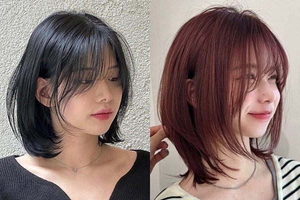 tóc ngắn tỉa layer