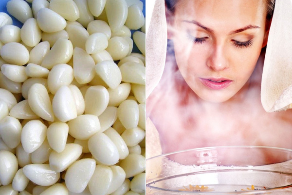 lưu ý khi xông mặt bằng tỏi