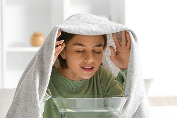 xông hơi cho da mặt