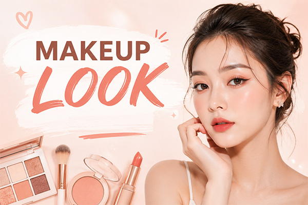 phong cách trang điểm makeup look