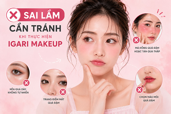 sai lầm khi thực hiện layout igari makeup