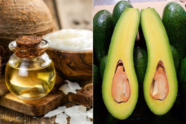 ủ tóc với dầu dừa và bơ