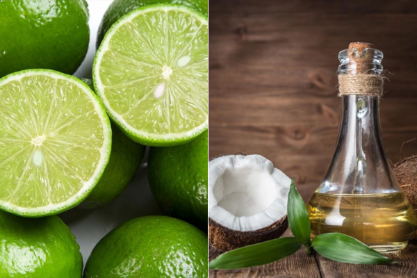 ủ tóc với dầu dừa và chanh